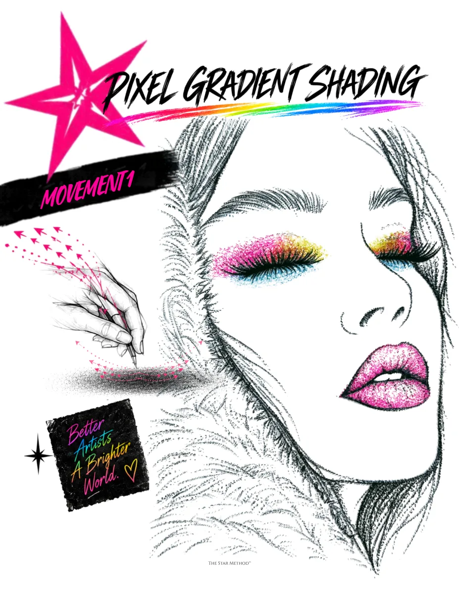 Pixel Gradient Shading, a page from the STAR Method workbook